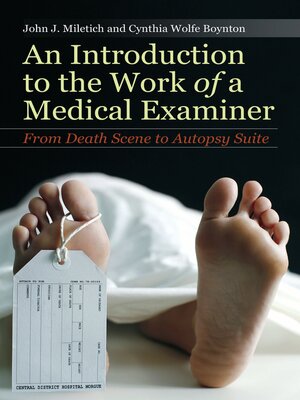 cover image of An Introduction to the Work of a Medical Examiner